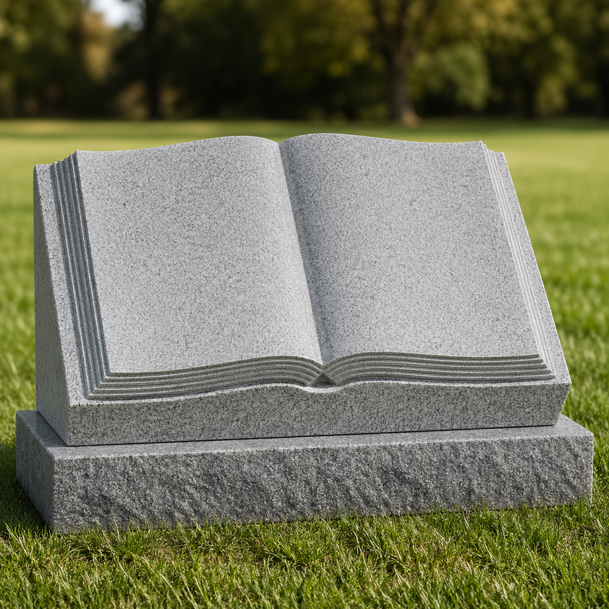 granite Christian Headstone hand-carved by Christian Memorials in NJ — image 3